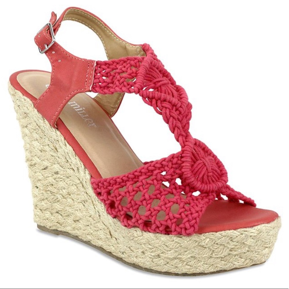 🌸 Crocheted Wedge Espadrilles 🌸